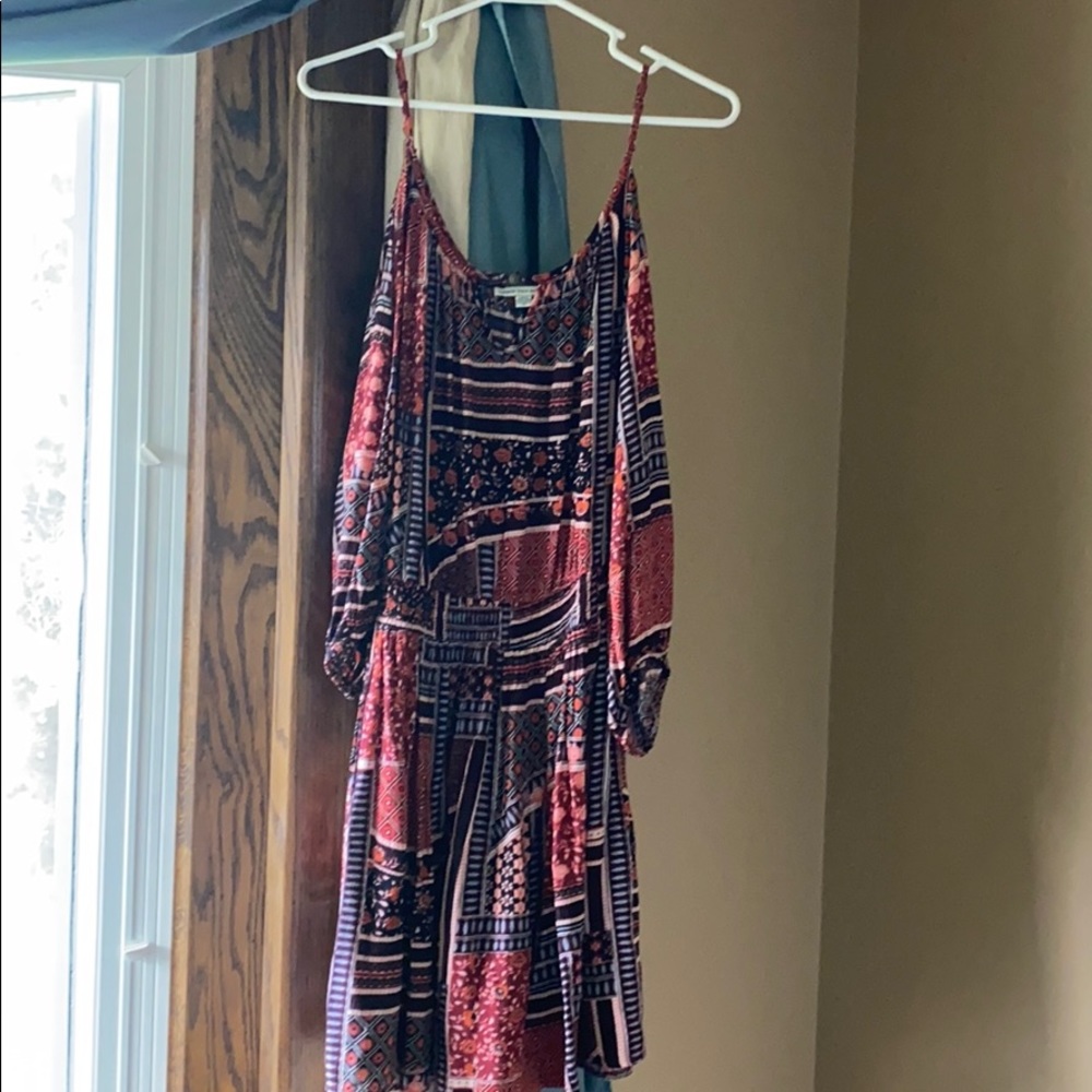 open shoulder long sleeve summer dress!
